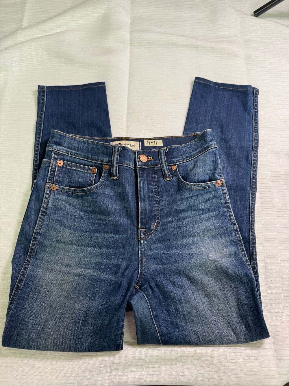 Madewell 10" High-Rise Skinny Jeans Size 24T
